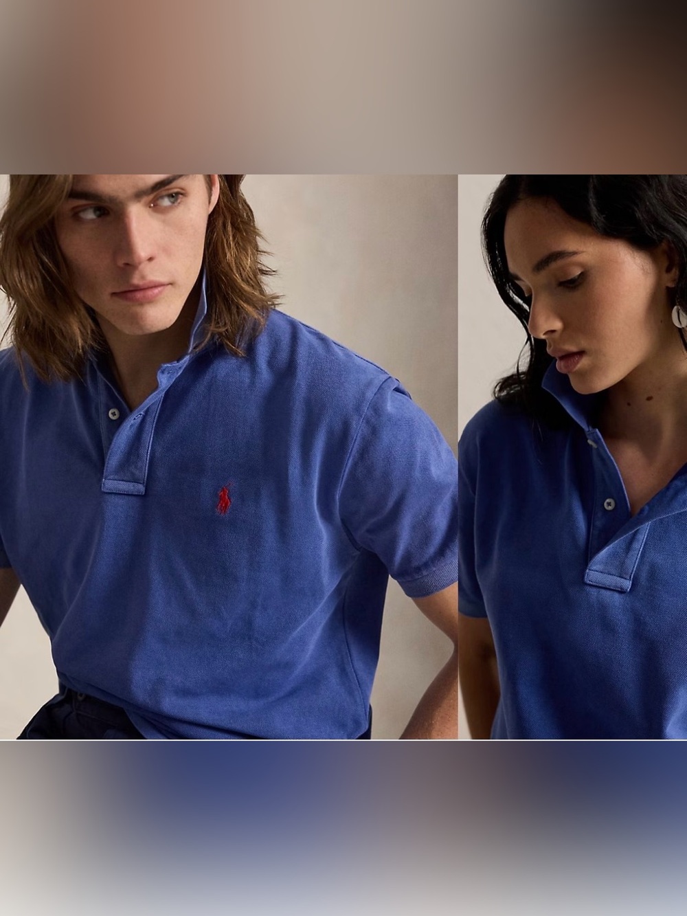 Polo by Ralph Lauren Blue Polo Shirt with Red Pony Sz XL NWT, casual, formal